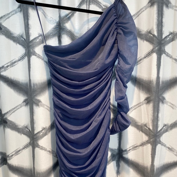 Zara Tulle Ruched Dress - Picture 1 of 2